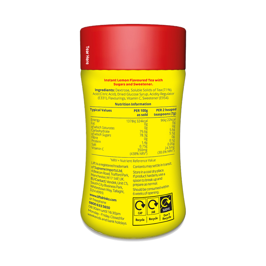 Lift Instant Lemon Flavour Tea